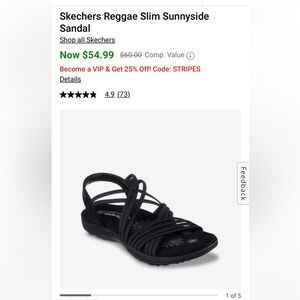 Skechers Reggae Slim Sunnyside Sandal size 8.5/9 never worn